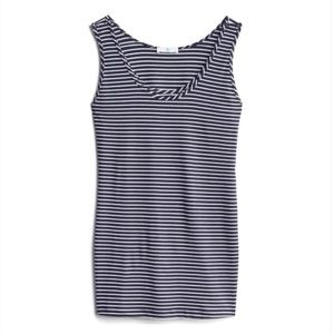 BUN Carmela Maternity Nursing Knit Striped Tank, M